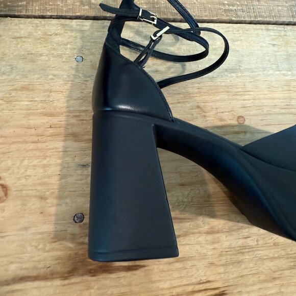 Free People Fp Collection - Brooke Buckle Mary Jane Platforms NEW Size 9.5 - Picture 6 of 10